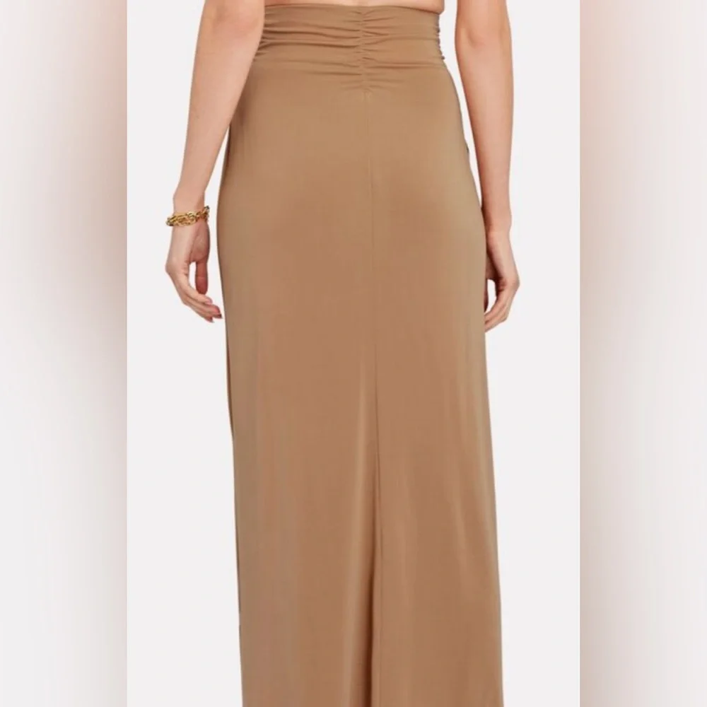 A.L.C. Tan Midi Skirt